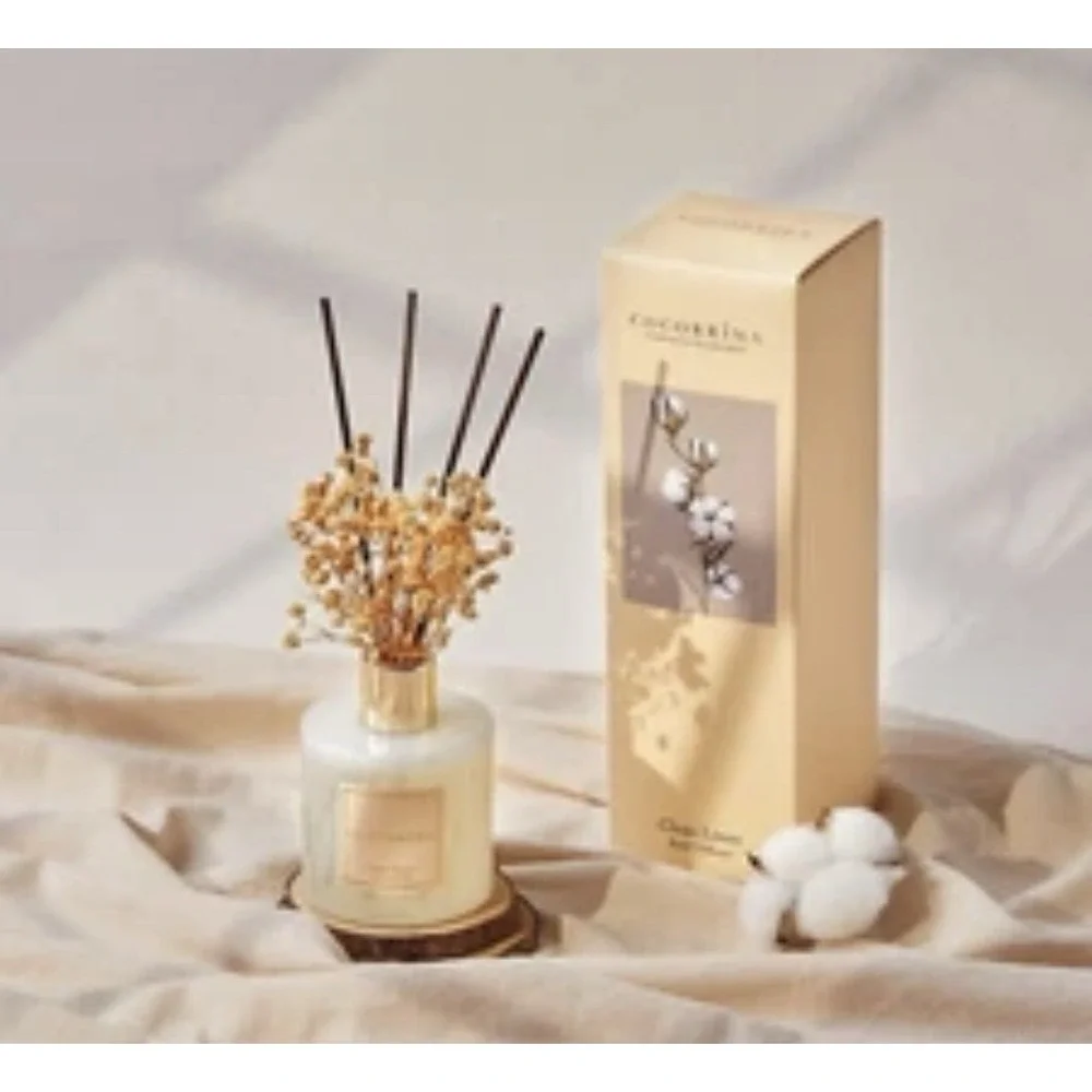 Reed Diffuser Set 6.7 Oz Clean Linen Scented Diffuser with Sticks Home Fragrance